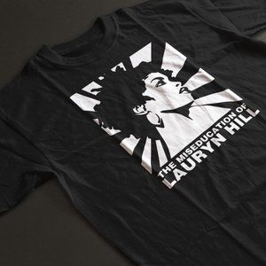 Lauryn Hill Miseducation Hip Hop T-Shirt. Black. Multiple Sizes. Fast Shipping!